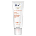 RoC Anti-Wrinkle Sunscreen SPF50+ - Hyaluronic Acid Face Sunscreen for UVA UVB Protection & Youthful Skin | 50ml