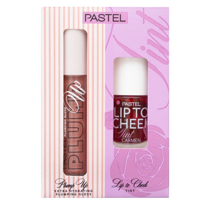 Pastel Plump Up Gloss & Lip To Cheek Tint Set