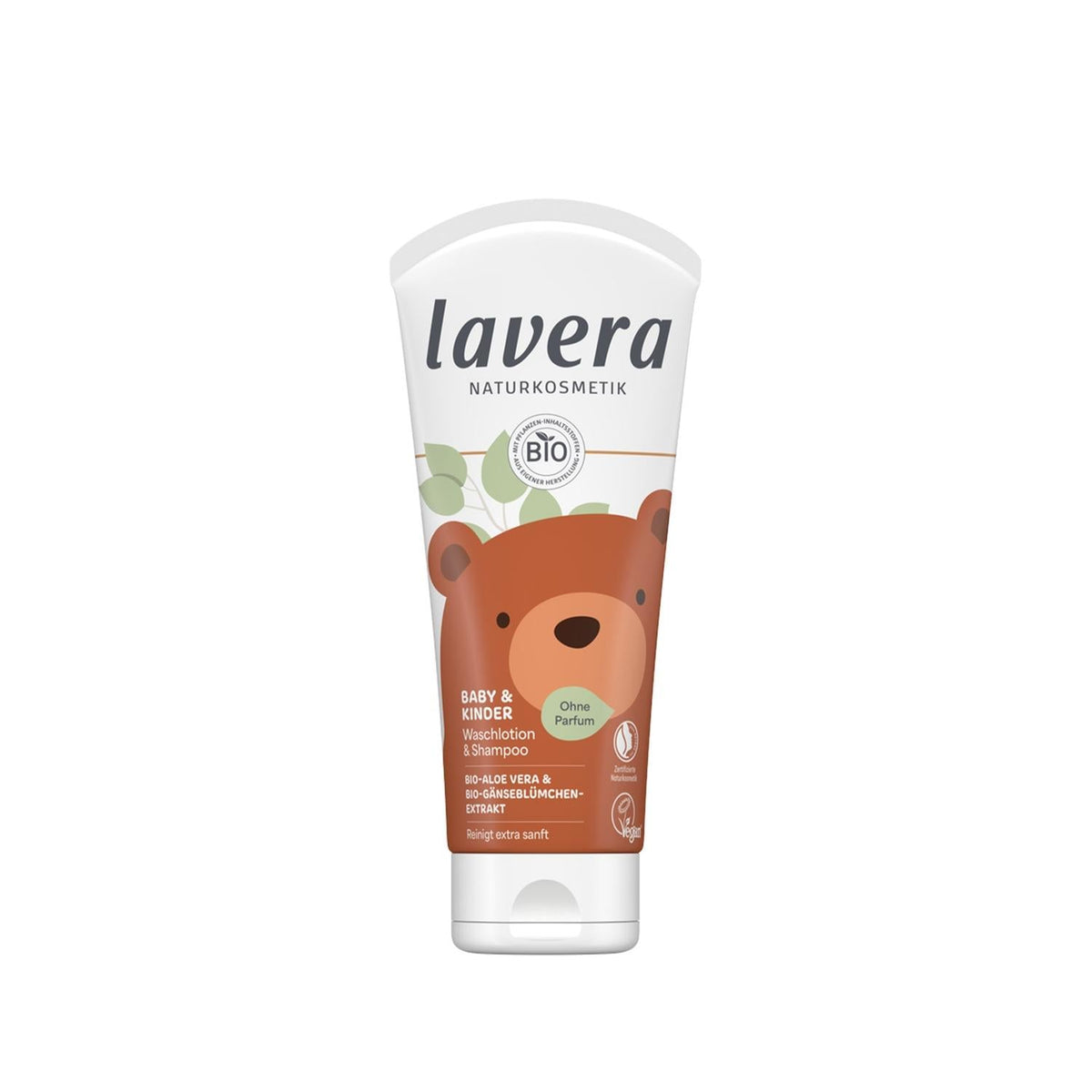Lavera Baby & Kinder: Gentle 2-in-1 Baby Shampoo & Body Wash - Natural, Tear-Free, Cleansing - 6.76 fl oz