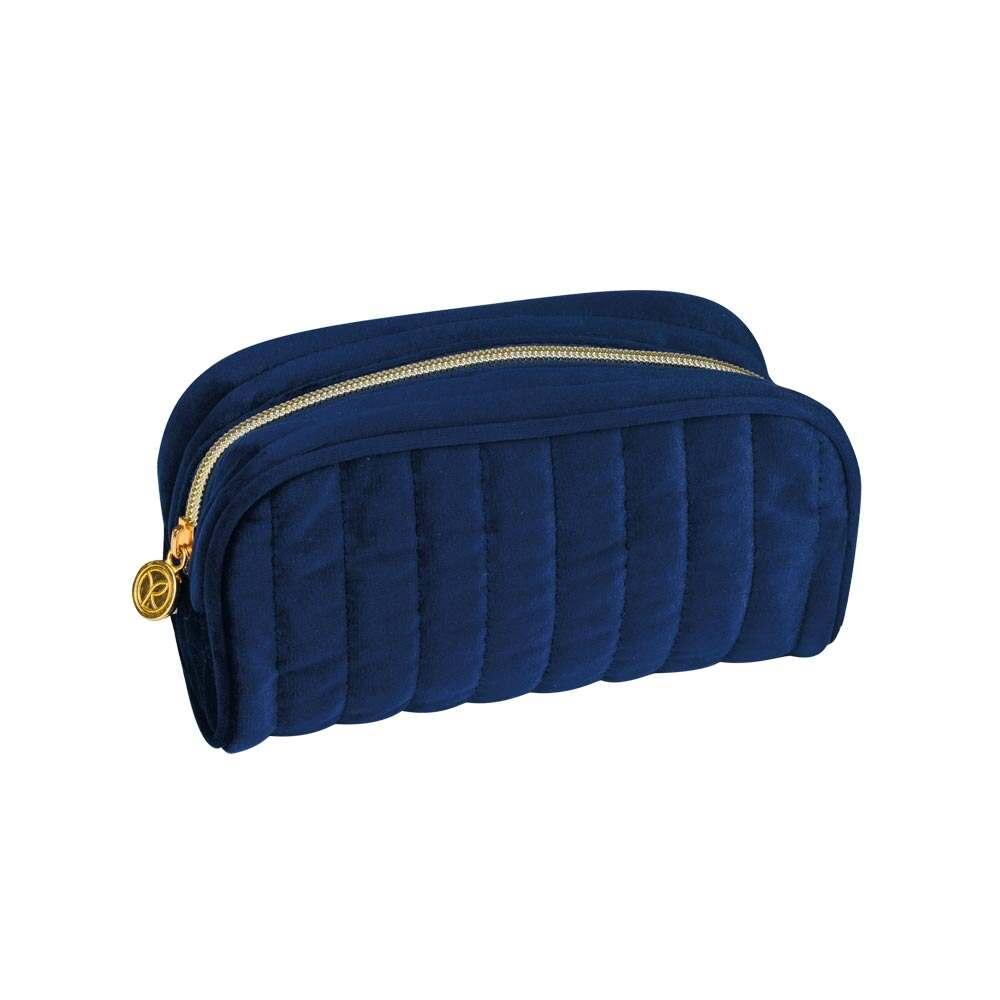 Yves Rocher Navy Blue Makeup Bag - Stylish Cosmetic Storage for Gifting & Organization