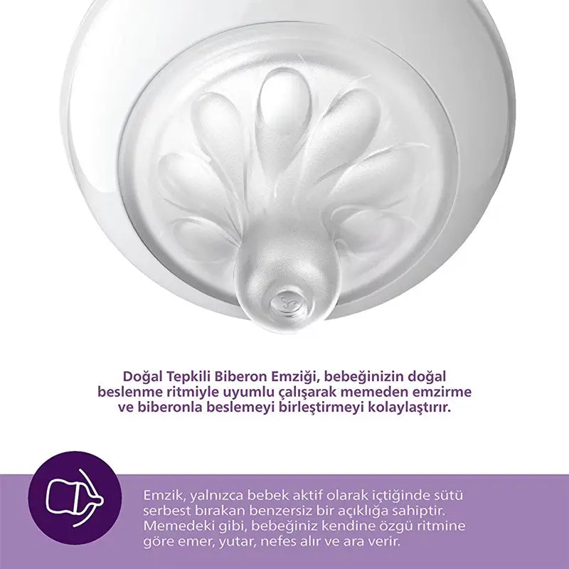 Philips Avent Natural Response Teat Flow 3 1M+ 2-Pack