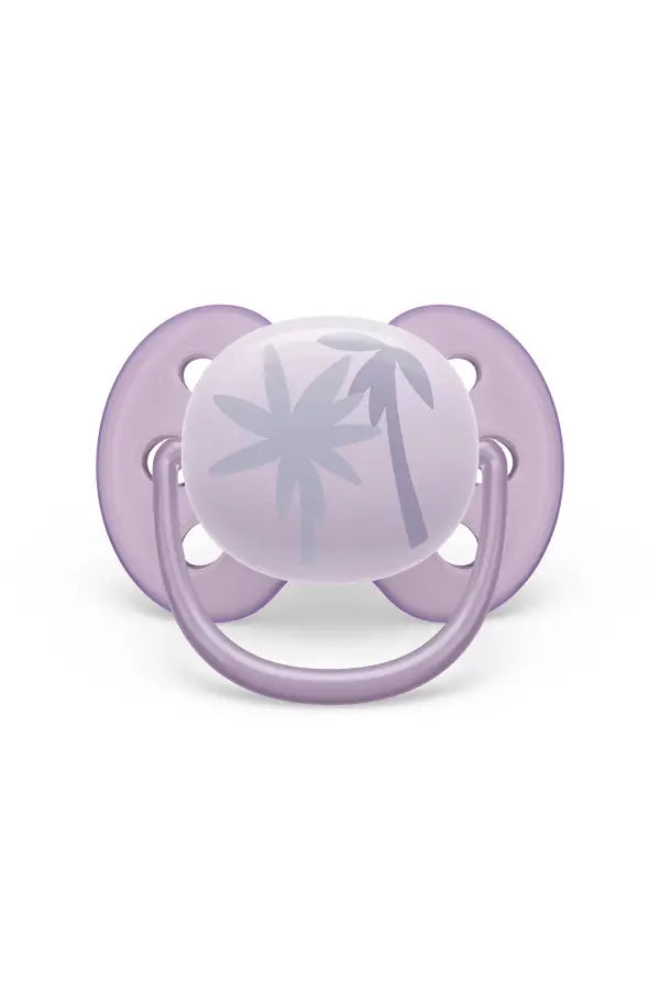Philips Avent Ultra Soft Pacifier 0-6M 2-Pack Pink & Purple