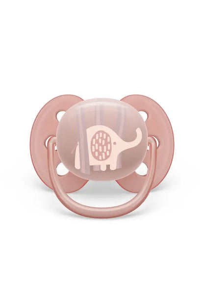 Philips Avent Ultra Soft Pacifier 0-6M 2-Pack Pink & Purple