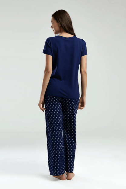 Pierre Cardin Women's Pajama Set Navy Blue 8953-S