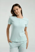 Pierre Cardin 8989-S Women's Pajama Set in Mint