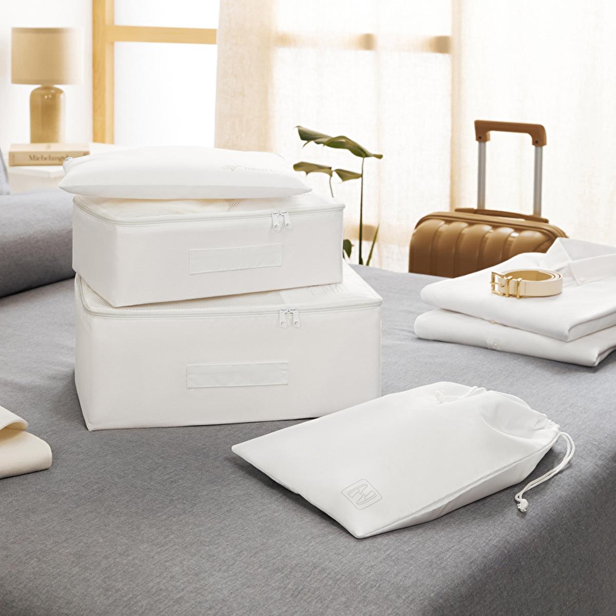 Ocean Home Luggage Organizer Set - 4 Piece Travel Accessory for Effortless Packing & Storage