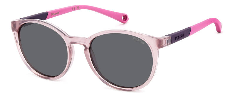Polaroid Kids PLD 8059/S Grey Sunglasses for Ages 4-6