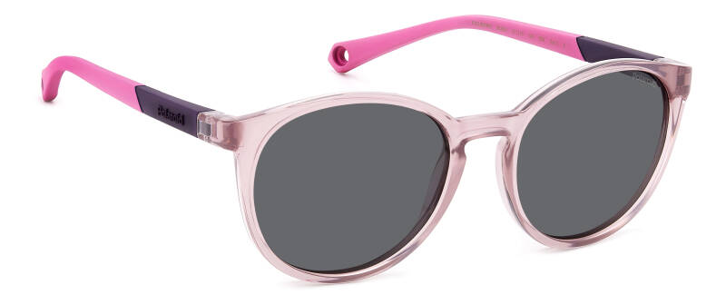 Polaroid Kids PLD 8059/S Grey Sunglasses for Ages 4-6