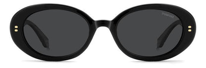 Polaroid Pld 6253/S/X Black Square Women's Sunglasses 52mm