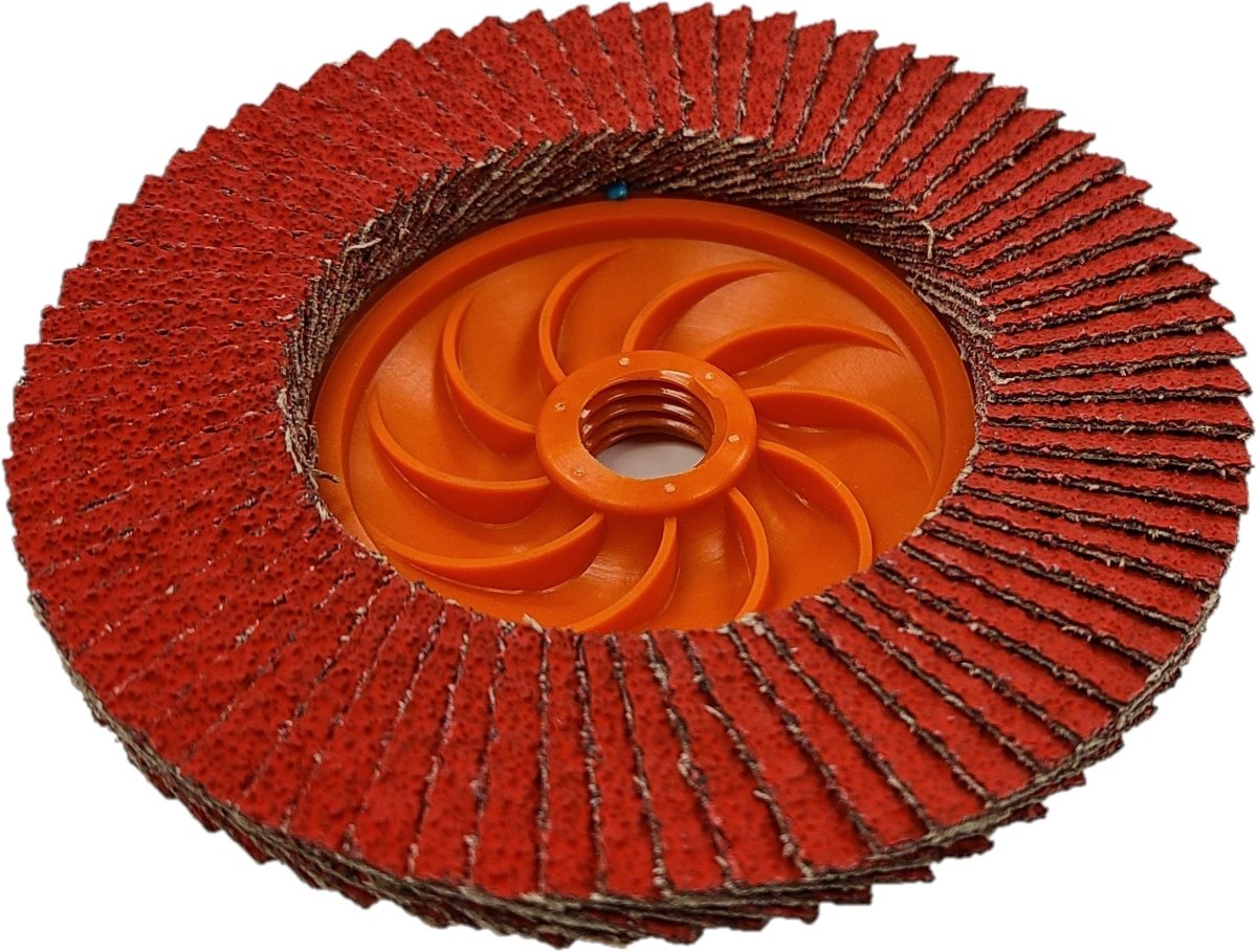 Preferred Abrasives Firestorm FasTrim® Hi-Density Trimmable Flap Discs 40 Ceramic Grit 10919T-FF
