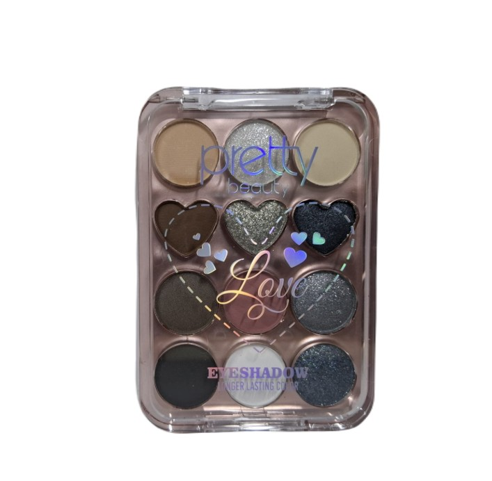 Pretty 12-Color Eyeshadow Palette No 01 12g