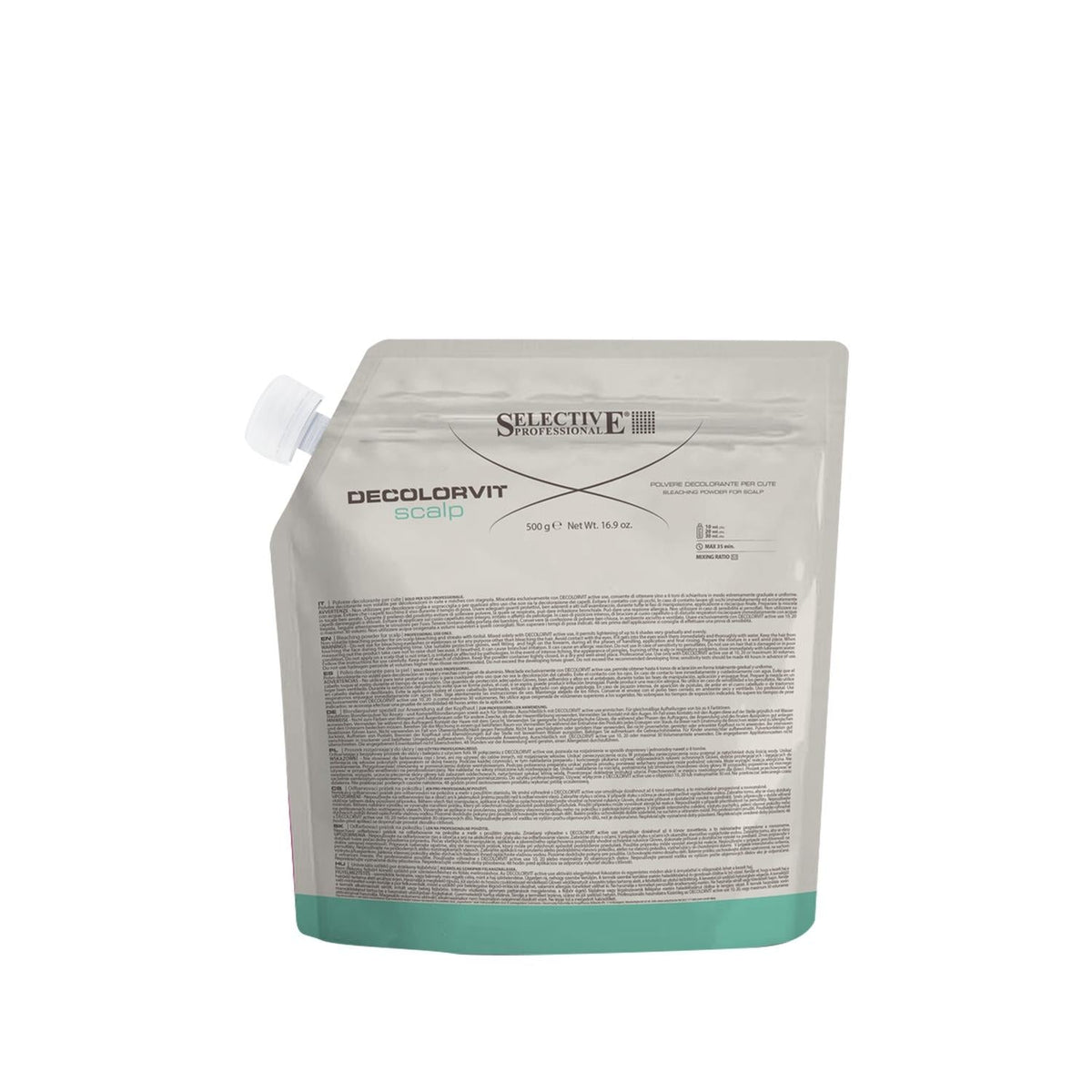 Selective Professional Decolorvit Scalp Hair Bleaching Powder 500g - Professional Grade, Gentle on Scalp