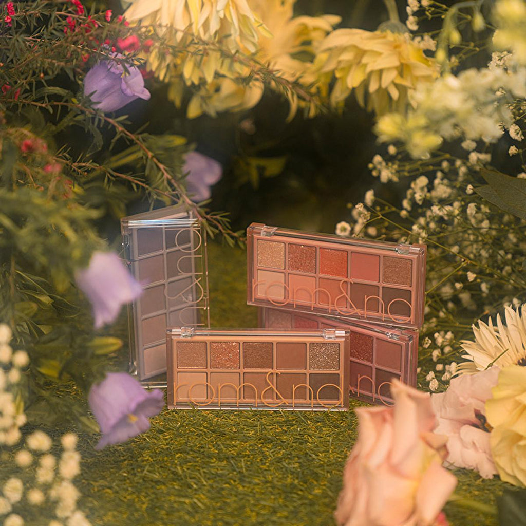 rom&nd Better Than Palette: Shade & Shadow Garden - Versatile Korean Eyeshadow Palette for Long-Lasting, Stunning Eye Makeup