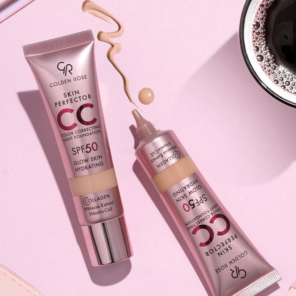 Golden Rose Skin Perfect CC SPF 50 Foundation 106 Toffee 30ml