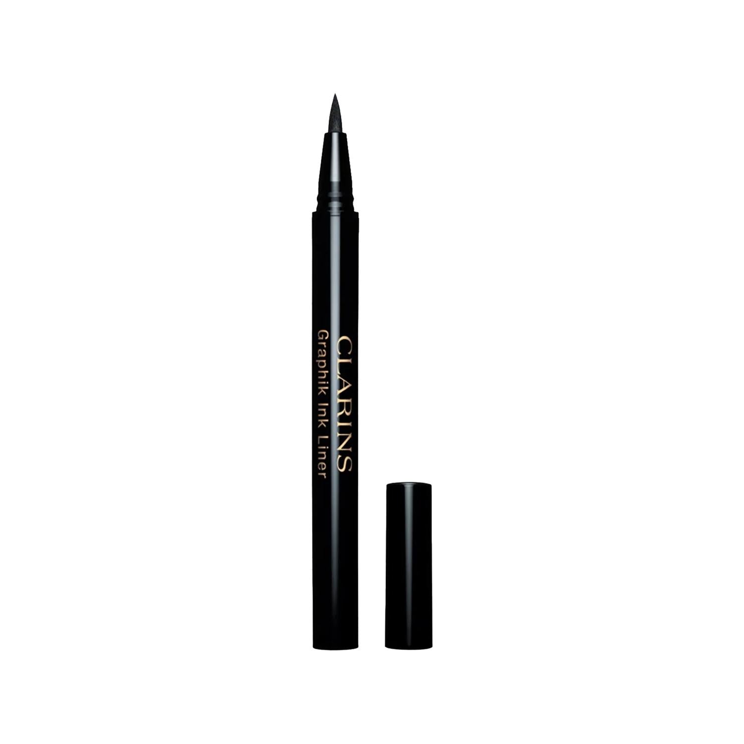 Clarins Graphik Ink Liner: Intense Black Eyeliner for Precise Definition & Long-Lasting Wear - Achieve Bold, Captivating Eyes.