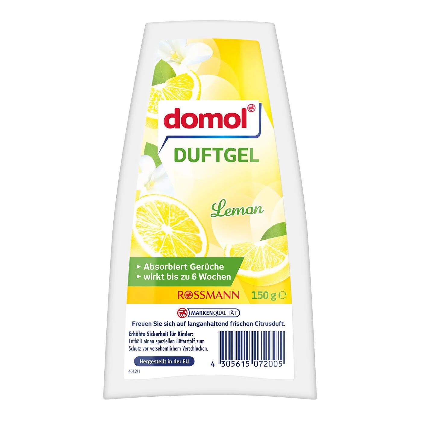Domol Lemon Freshness Gel Air Freshener 150g