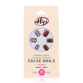 Eklips Square False Nails in Brown 24-Pack
