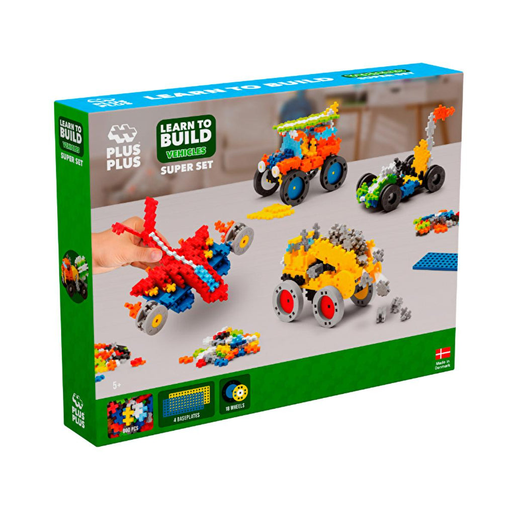 Plus Plus Construction Toy Set for Kids - 800 Piece Building Blocks Educational Toy
