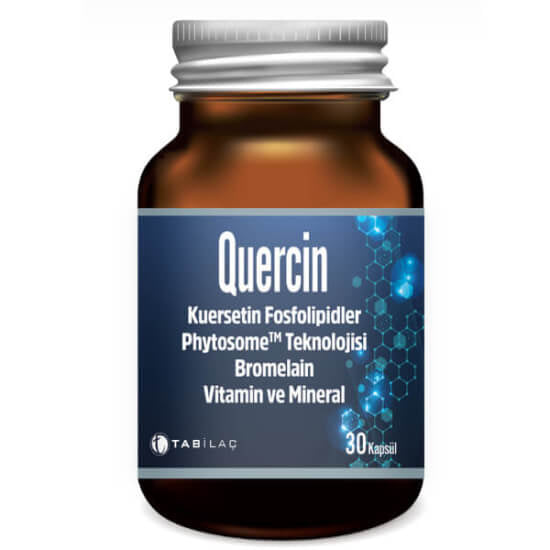 Tab Ilac Quercin Quercetin & Bromelain Supplement - 30 Capsules