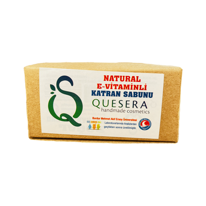 Quesera Natural Pine Tar Soap with Vitamin E 80g