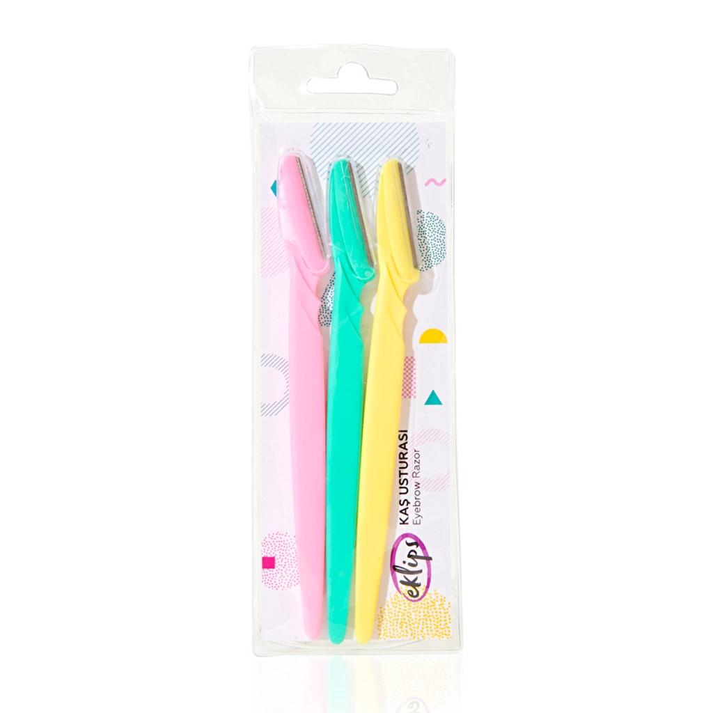 Eklips 3-Piece Eyewear & Eyebrow Razor Set