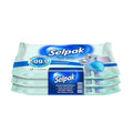 Selpak Cleansing Pocket Wet Wipes for Hands & Face 3-Pack