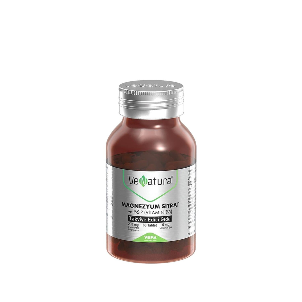 VeNatura Magnesium Citrate & Vitamin B6 Supplement 60 Tablets