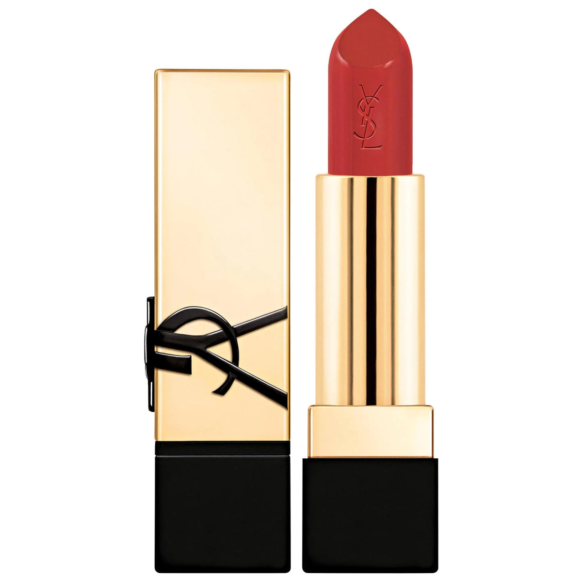 Rouge Pur Couture Luxurious Vegan Satin Lipstick with Ceramides - Long-Lasting Moisturizing Lip Color