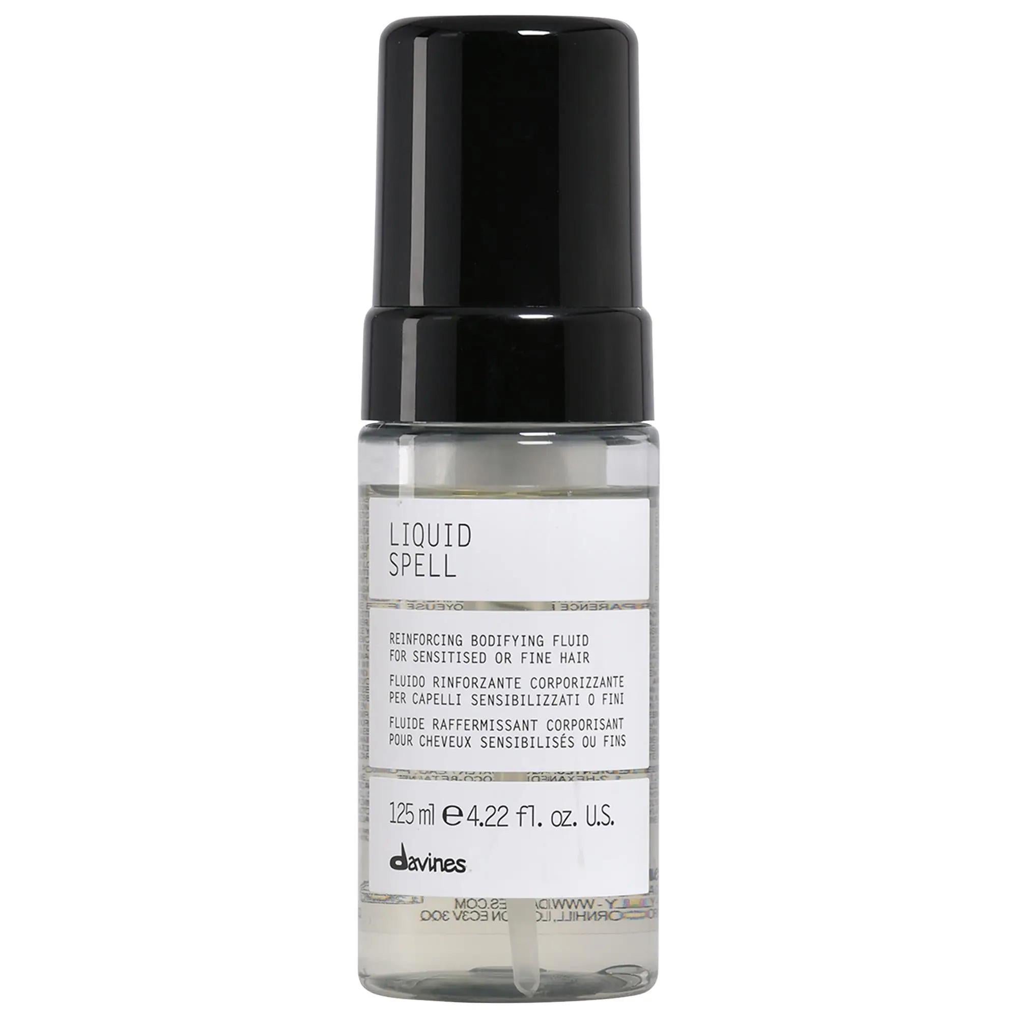 Liquid Spell Reinforcing Bodifying Fluid - Vegan Volumizing Hair Mousse for Fine Hair with Heat Protection
