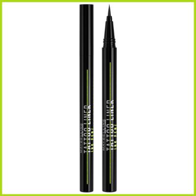 Maybelline New York Matte Black Tattoo Liner Ink Pen - Waterproof & Long Lasting Eyeliner for Precise Application