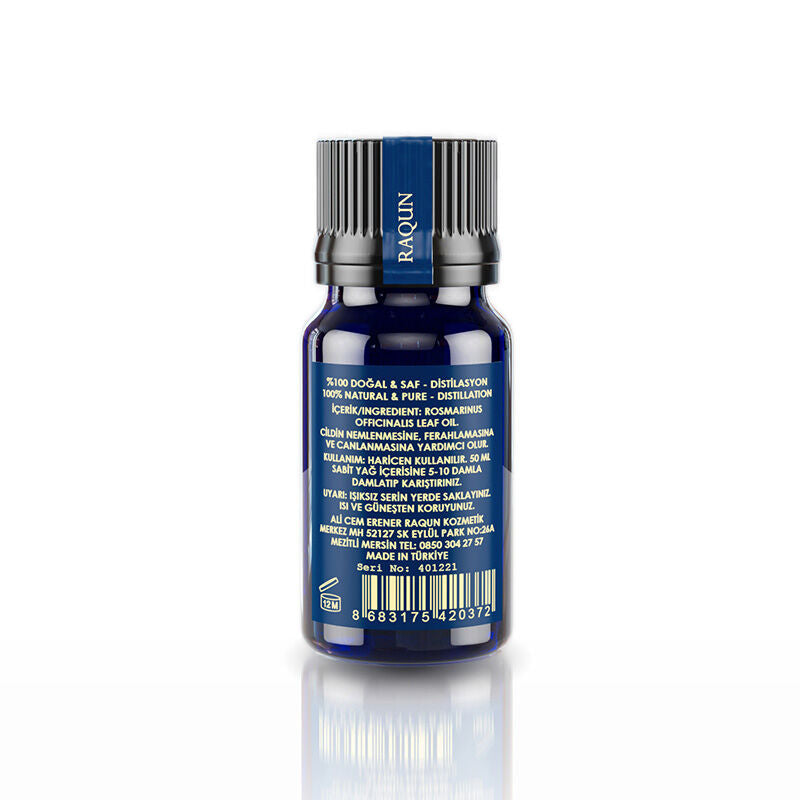 Raqun Rosemary Essential Oil for Hair & Aromatherapy 10 ml
