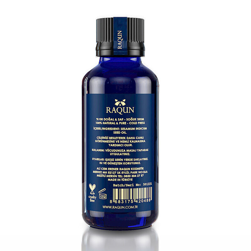 Raqun Sesame Seed Oil Pure Moisturizing Body & Hair Oil 50 ml