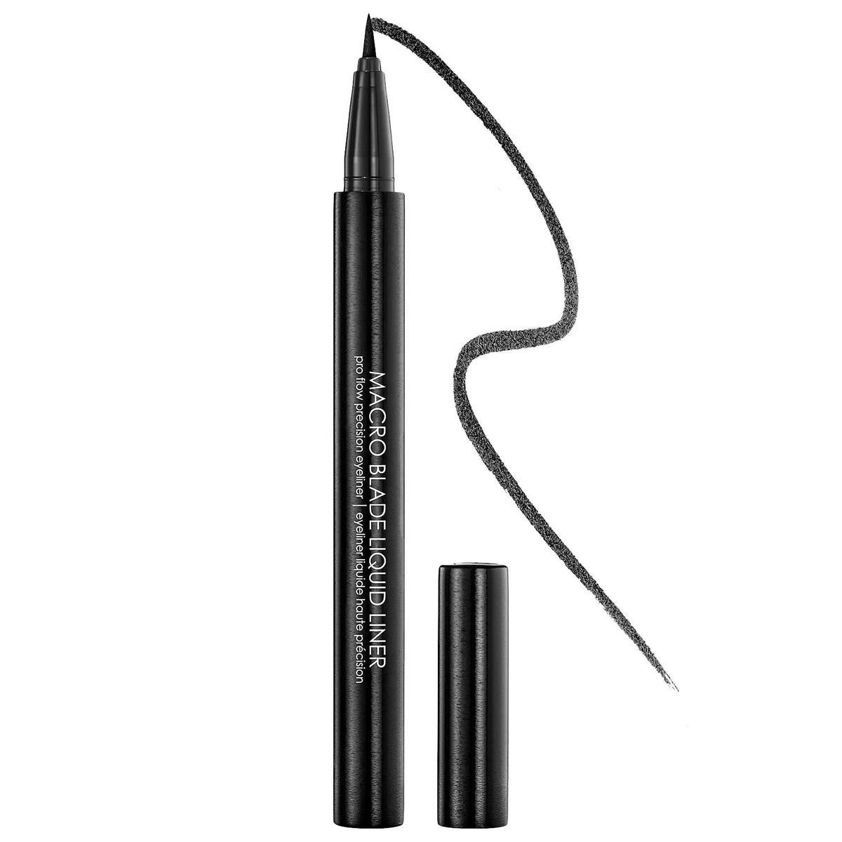 Macro Blade Liquid Eyeliner - Long-Wearing, Cruelty-Free, Jet-Black Color