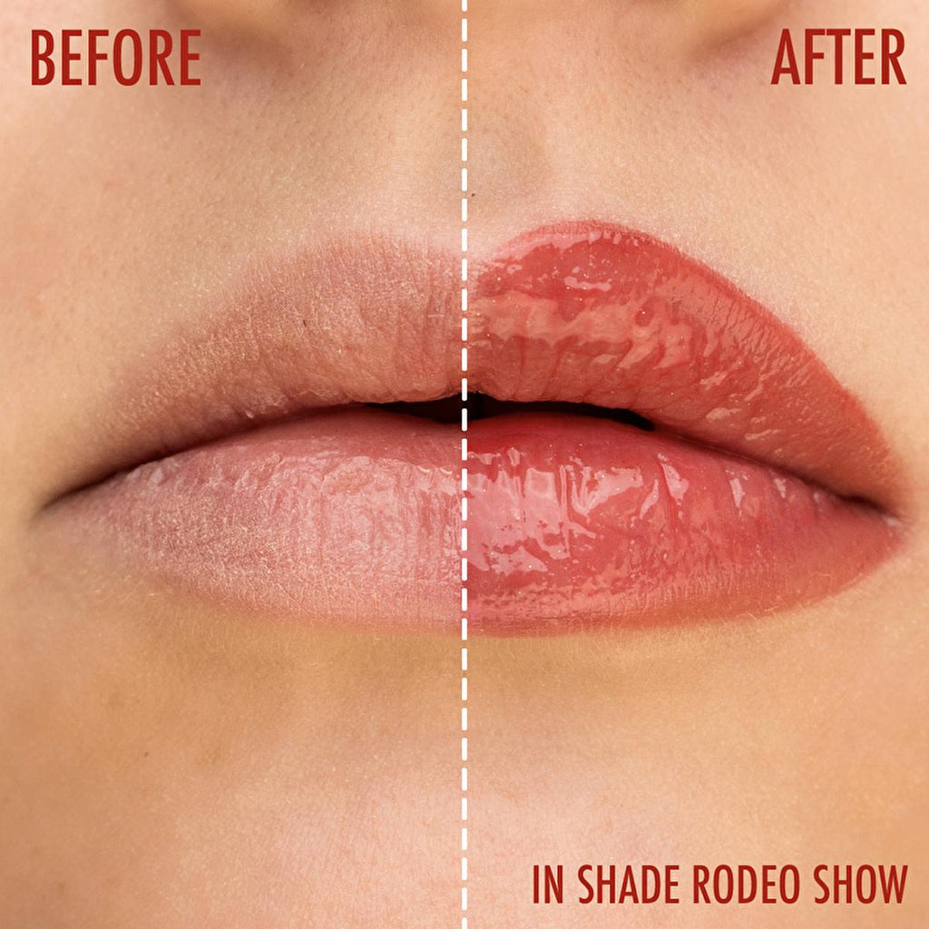 theBalm Instant Plump Your Pucker Lip Plumper Gloss: Get Fuller, Hydrated Lips with Organic Jojoba & Avocado Oil - Non-Sticky Formula, 5 Colors.