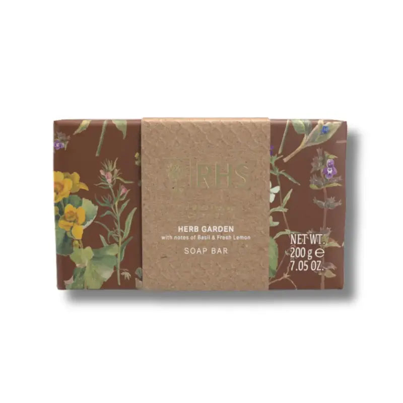 Rhs The Greenhouse Herb Garden Basil & Lemon Soap 200g