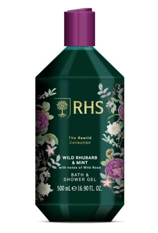 Rhs The Rewild Wild Rhubarb & Mint Shower Gel 500 ml