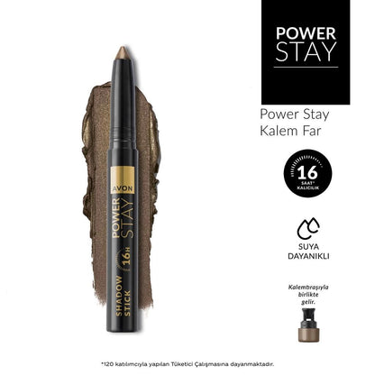 Avon Power Stay Eyeshadow Stick in Smokey Olive 1.4g