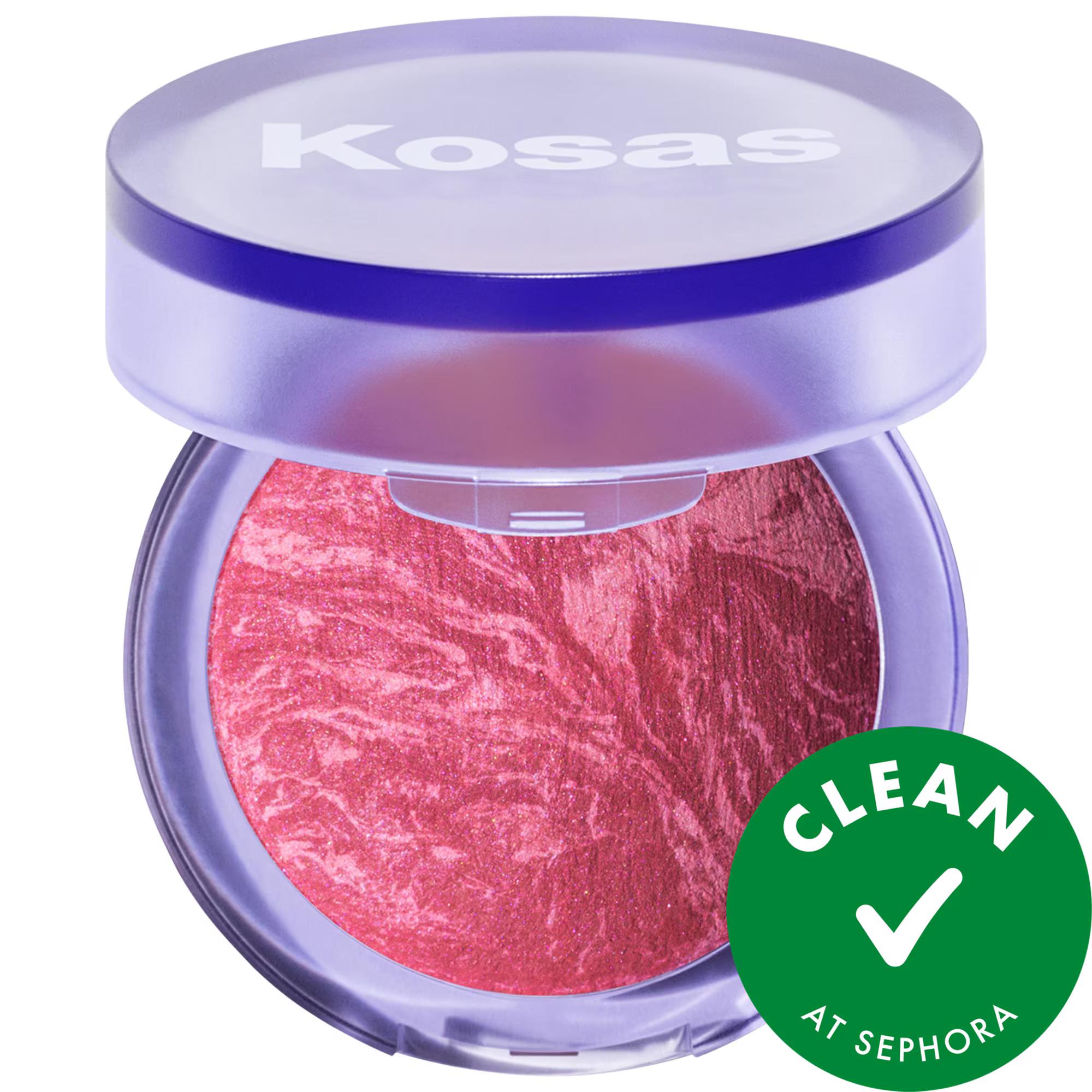 Blush is Life Talc-Free Baked Powder Blush: Hydrating Squalane & Hyaluronic Acid for Radiant, Dimensional Color - Vegan & Cruelty-Free