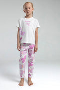 Roly Poly Rp3597-G Teen Girls Pajama Set in White