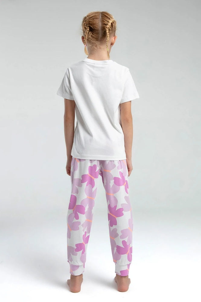 Roly Poly Rp3597-G Teen Girls Pajama Set in White