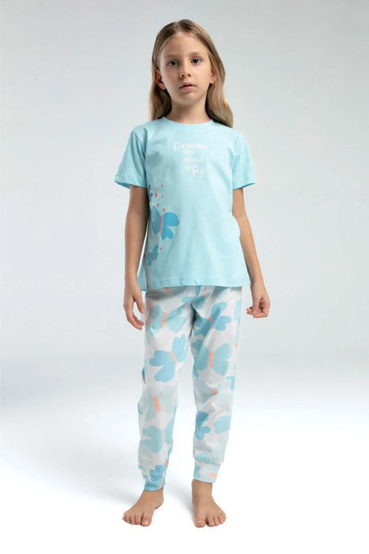 Rolly Polly Rp3597-G Girls Pajama Set in Blue