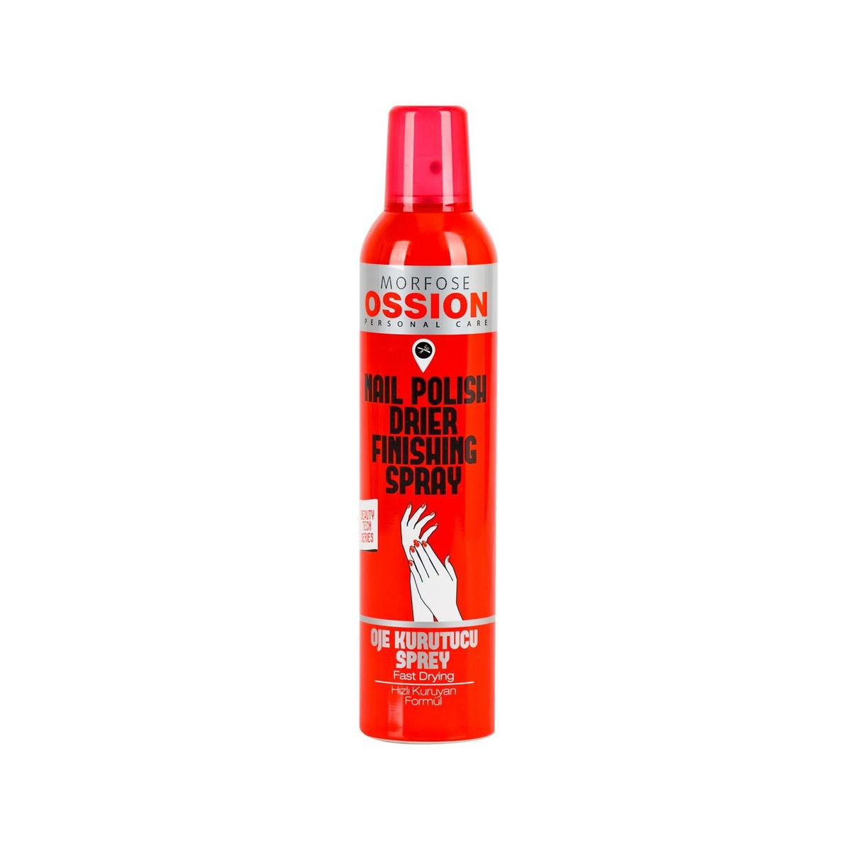 Morfose Ossion Nail Dryer Spray 300ml - Quick Dry Nail Polish Spray for Beauty Enthusiasts