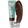 CC+ Cream Natural Matte Foundation with SPF 40 - Full Coverage, Vegan, Non-Comedogenic
