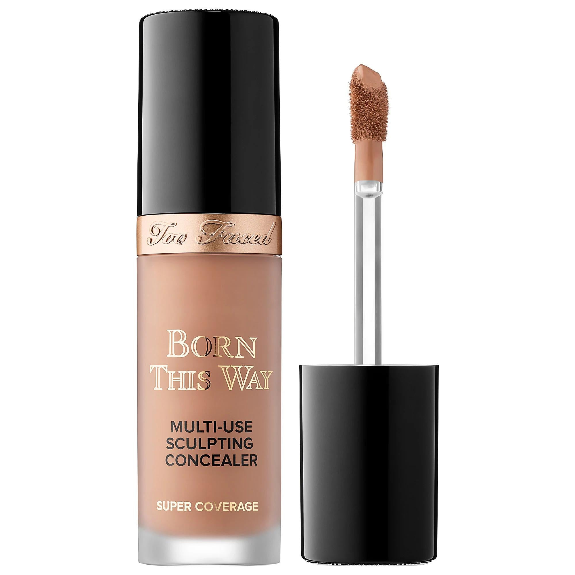 Born This Way Full Coverage Concealer: Hyaluronic Acid & Vegan Formula for Flawless, Natural Finish - Long Wearing, Non-Comedogenic, Masks Imperfections