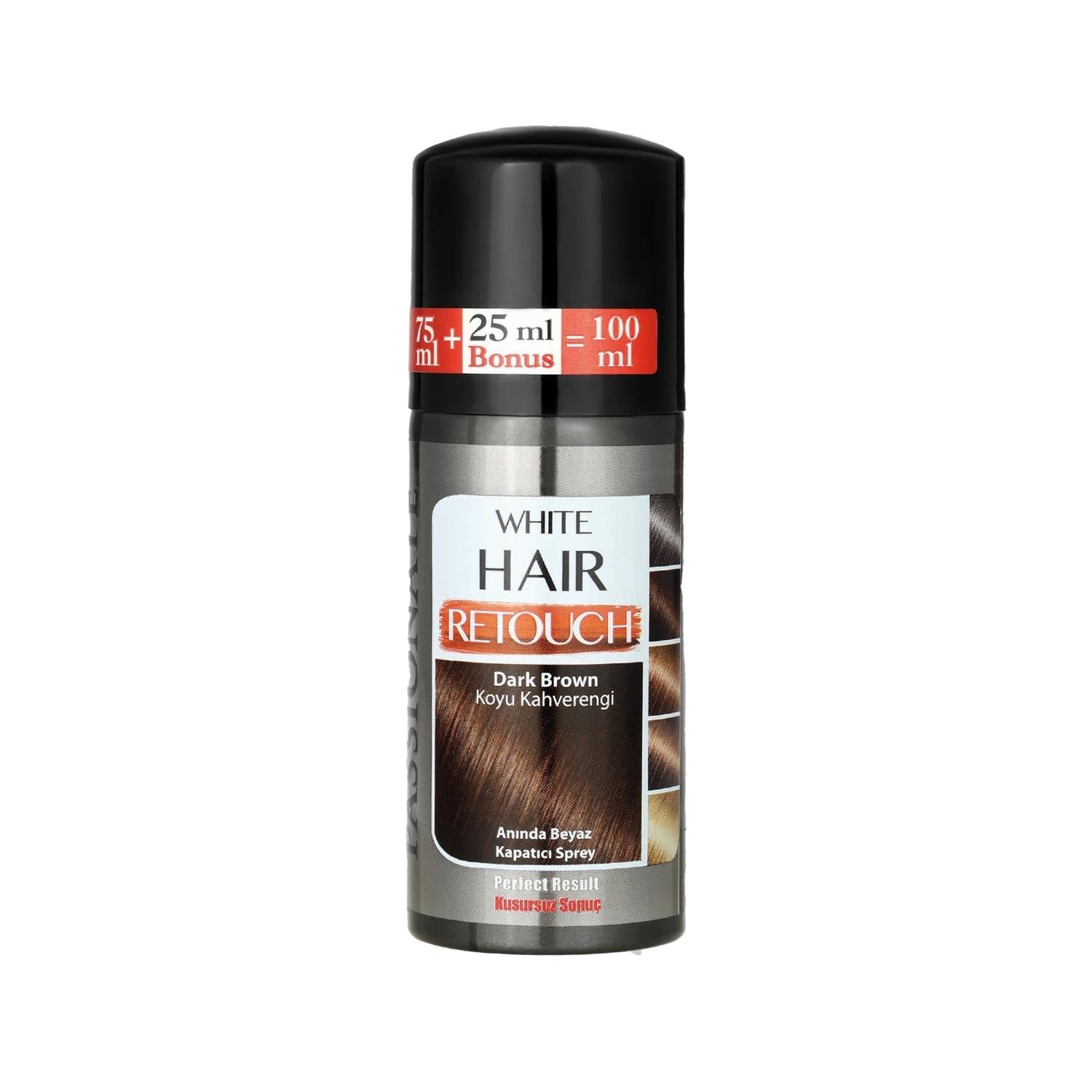 Passionate Instant Whitening Spray for Dark Brown Skin Tones - 3.38 fl oz, Easy Application, Instant Results