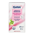 Isana Cold Wax Strips for Face and Bikini Area - Gentle Epilation for Sensitive Skin, 20 Strips
