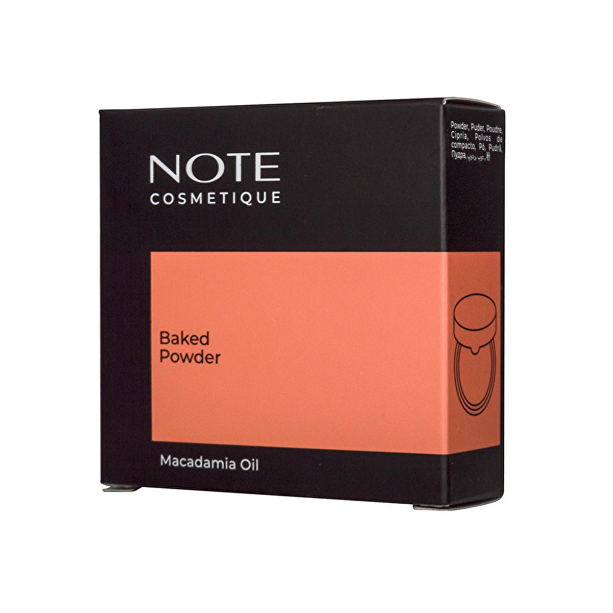 Note Baked Powder 05 - Baked Powder Makeup for Radiant Complexion with Macadamia Nut Oil