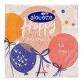 Alouette Happy Birthday Party Napkins - 20 Count, Disposable Serving Napkins for Birthday Celebrations