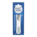 Fusswohl Chrome-Plated Ergonomic Nail Clippers with Catcher - Safe & Precise Nail Trimming for Personal Grooming