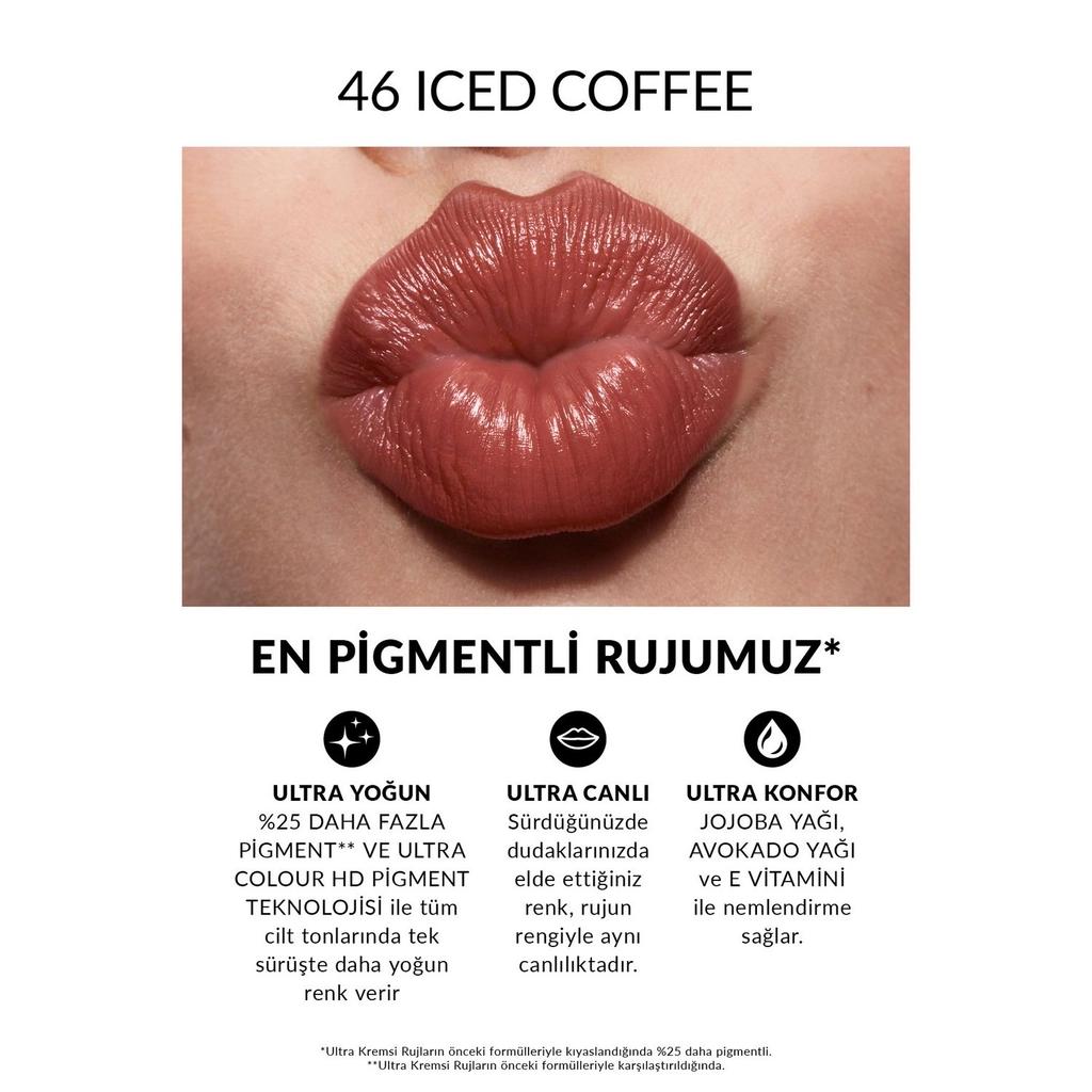 Avon Ultra Creamy Lipstick in 46 Iced Coffee 3.6g
